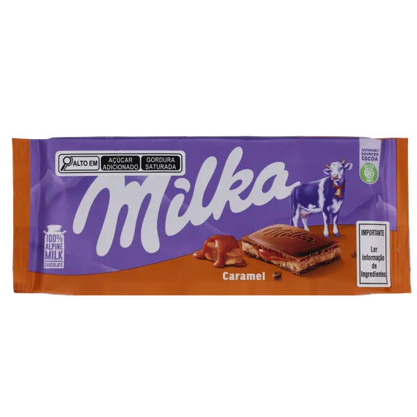 CHOC.MILKA CARAMEL 100G