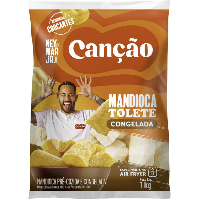 Mandioca Canção Congelada Tolete 1kg