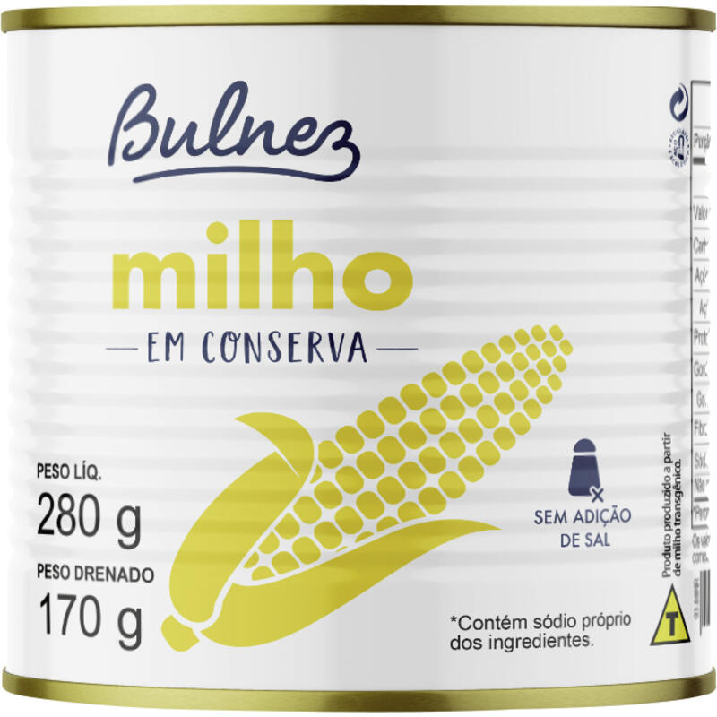 Milho Verde Bulnez Lata com 170g