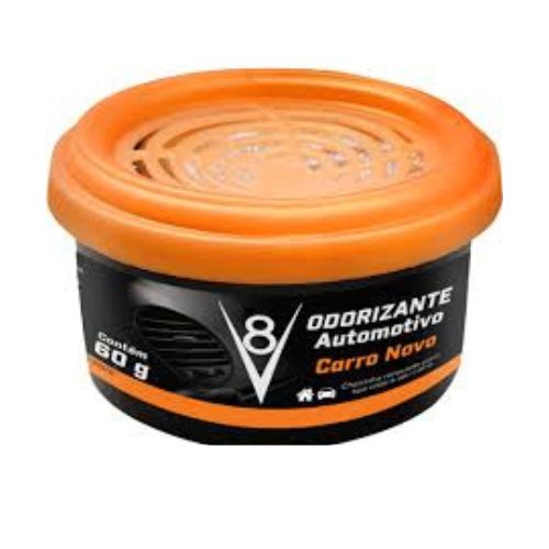 Odorizador Automotivo Pote Carro Novo V8 60g