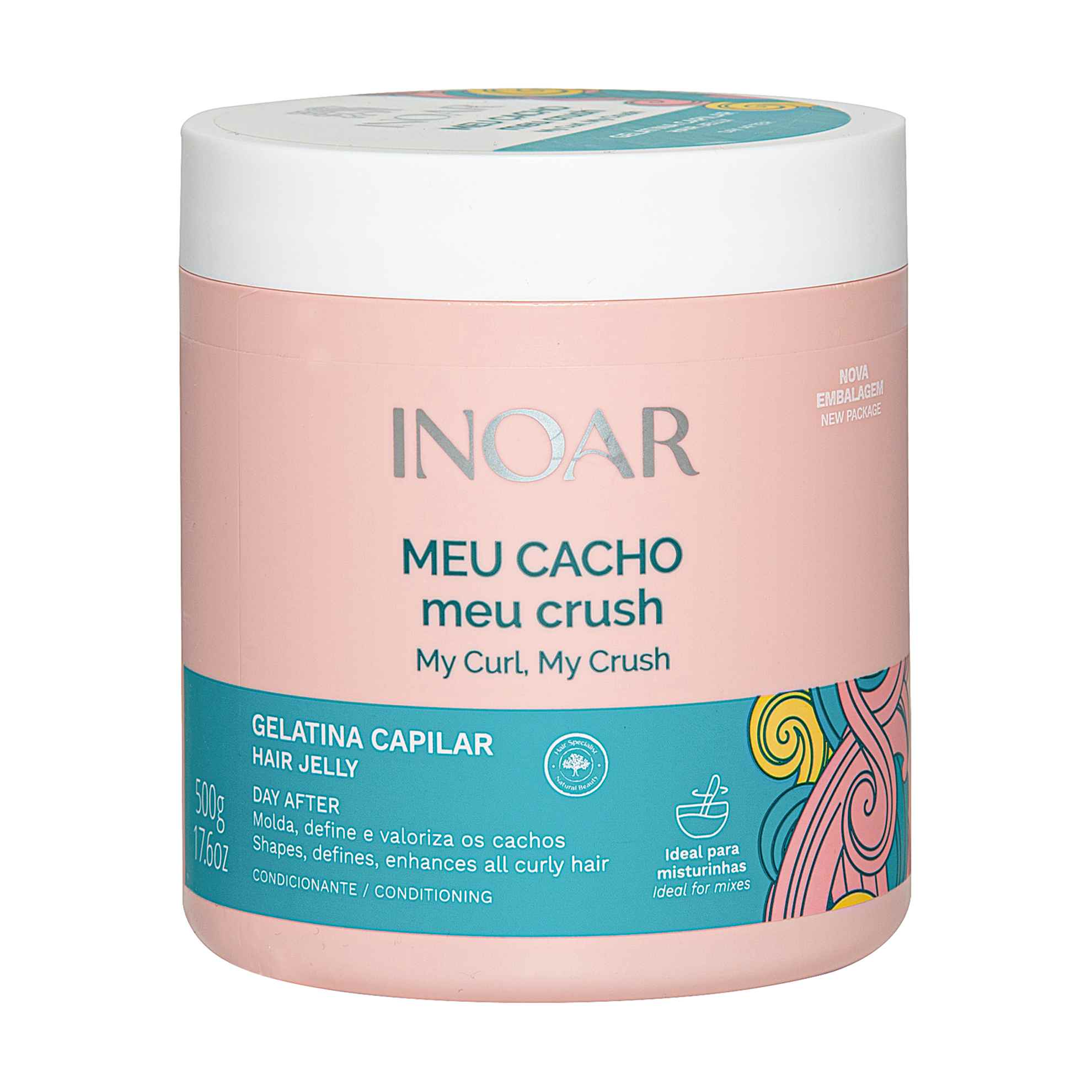 Gelatina Capilar Inoar Meu Cacho Meu Crush 500ml