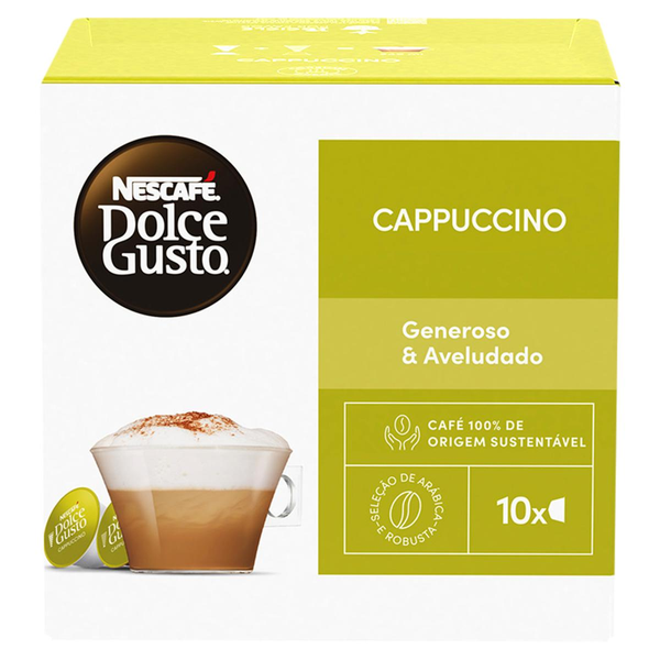 Café em Cápsula Nescafé Dolce Gusto Cappuccino 10 Cápsulas