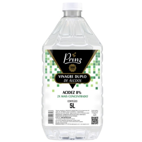 Vinagre Prinz De Álcool Acidez 8% 5l
