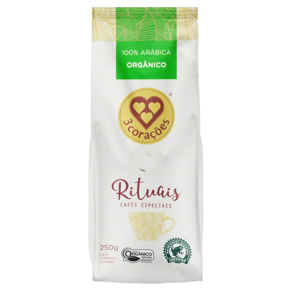 Café Gourmet 3 Corações 250g - Orgânico