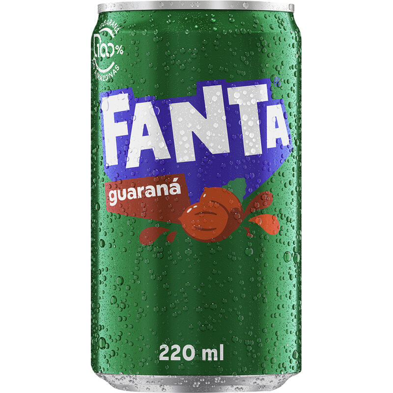 Refrigerante Fanta Guaraná Sleek 220ml
