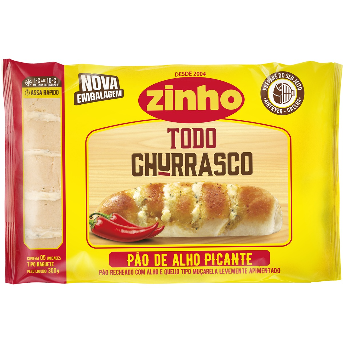 Pão de Alho Zinho Picante 300g