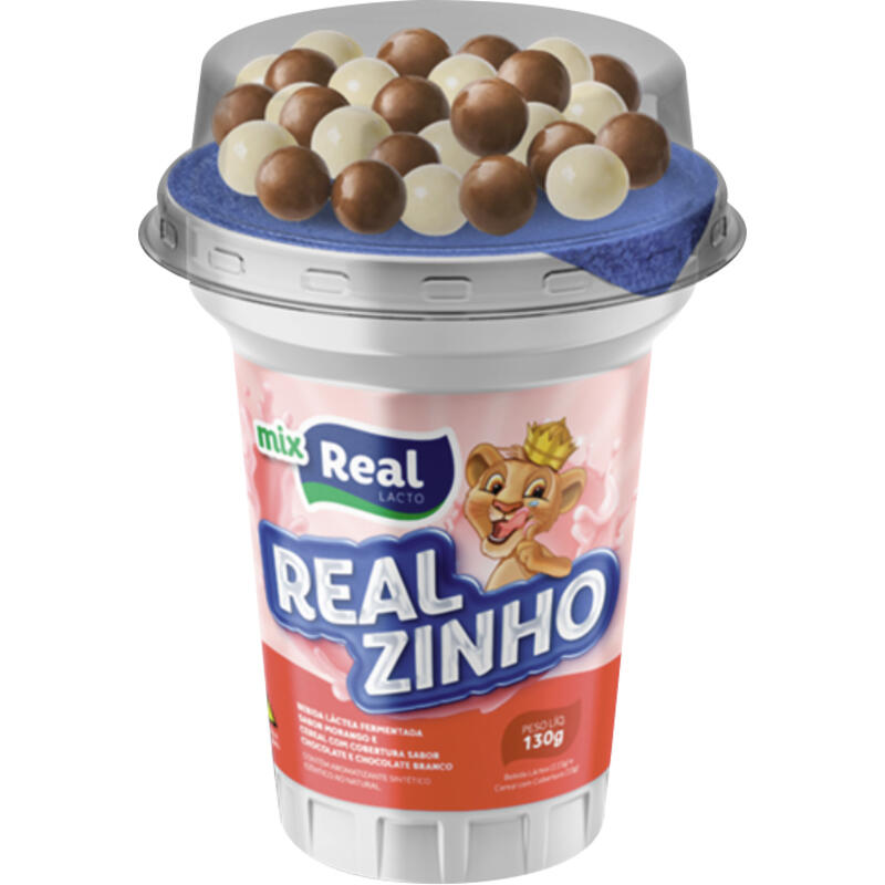 Bebida Láctea Ferm Realzinho Morango c/ Cereal de Choco 130g