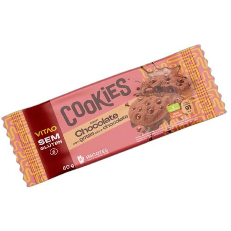 Cookies Vitao Sem Glúten Chocolate 60g