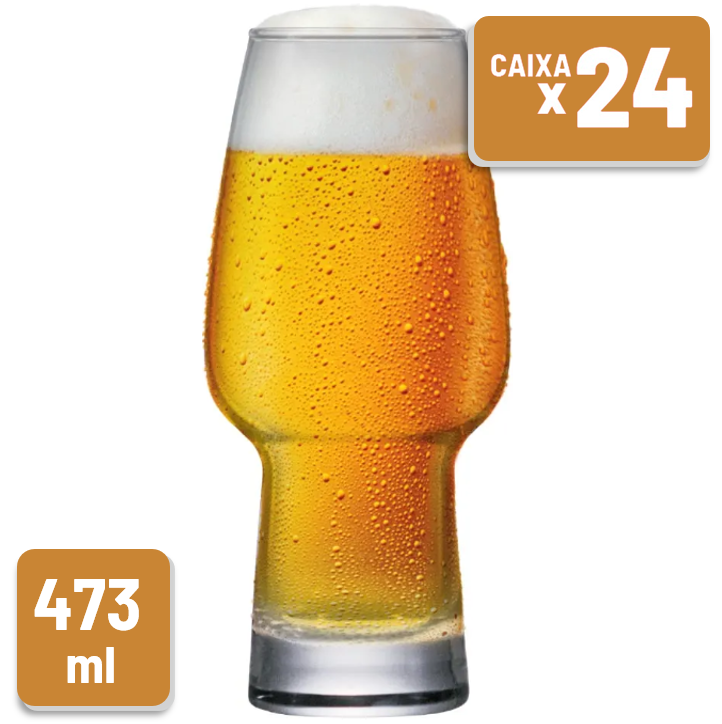 Copo Atlanta Craft Vidro 473ml Caixa c/ 24 Un