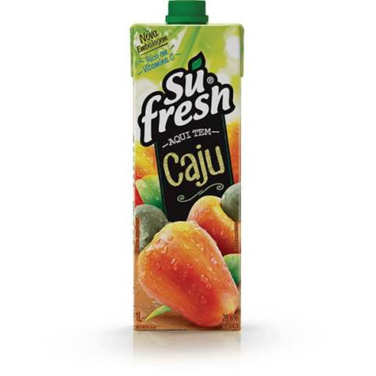 Bebida Adoçada Caju Sufresh Caixa 1l