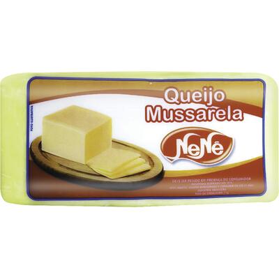 Queijo Mussarela Nenê F2 Preço por quilo na peça