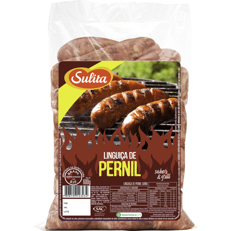 Linguiça Pernil Frescal SULITA Resfriada 600g