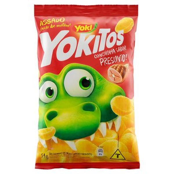 Salgadinho Yokitos 54g - Conchinha - Presunto