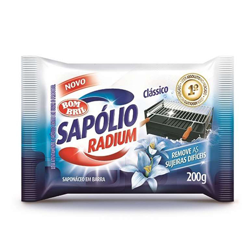 Saponáceo Barra Multiuso Clássico Sapólio Radium Pacote 200g
