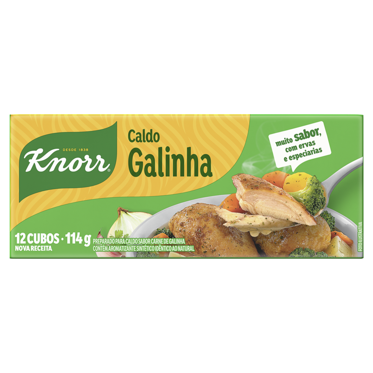 Caldo Knorr Galinha 12 cubos 114g