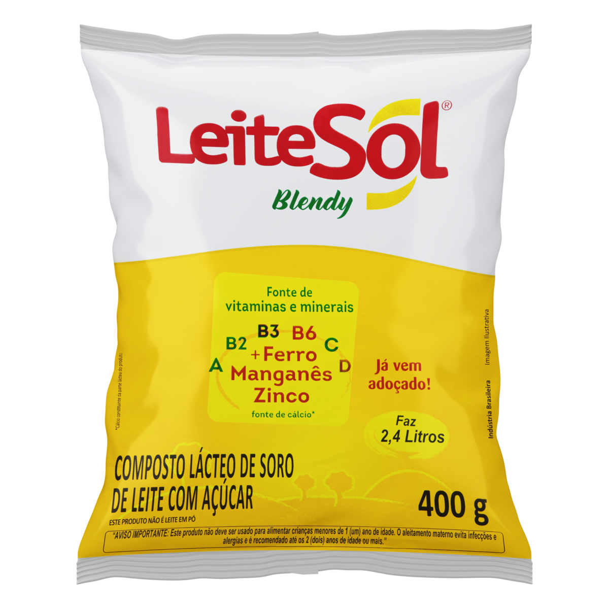 Composto Lácteo LEITE SOL Blendy com Açúcar 400g