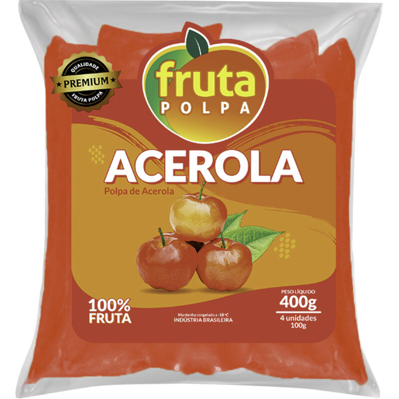 Polpa Fruta Polpa Congelada Acerola 400g