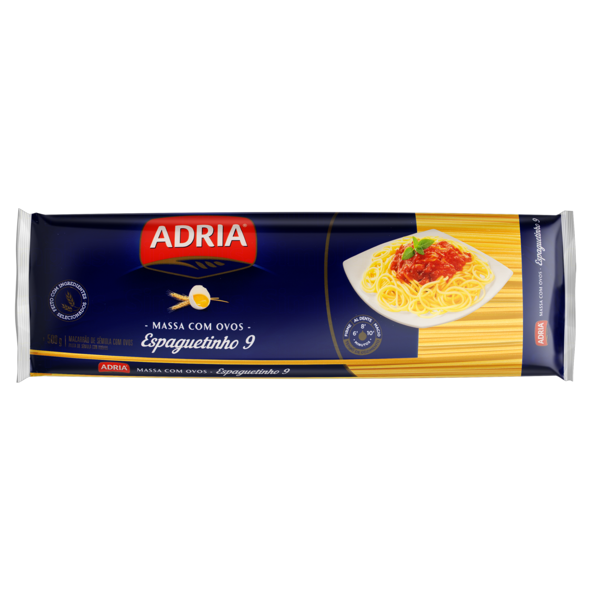 Macarrão ADRIA com Ovos Espaguetinho - 9 500g