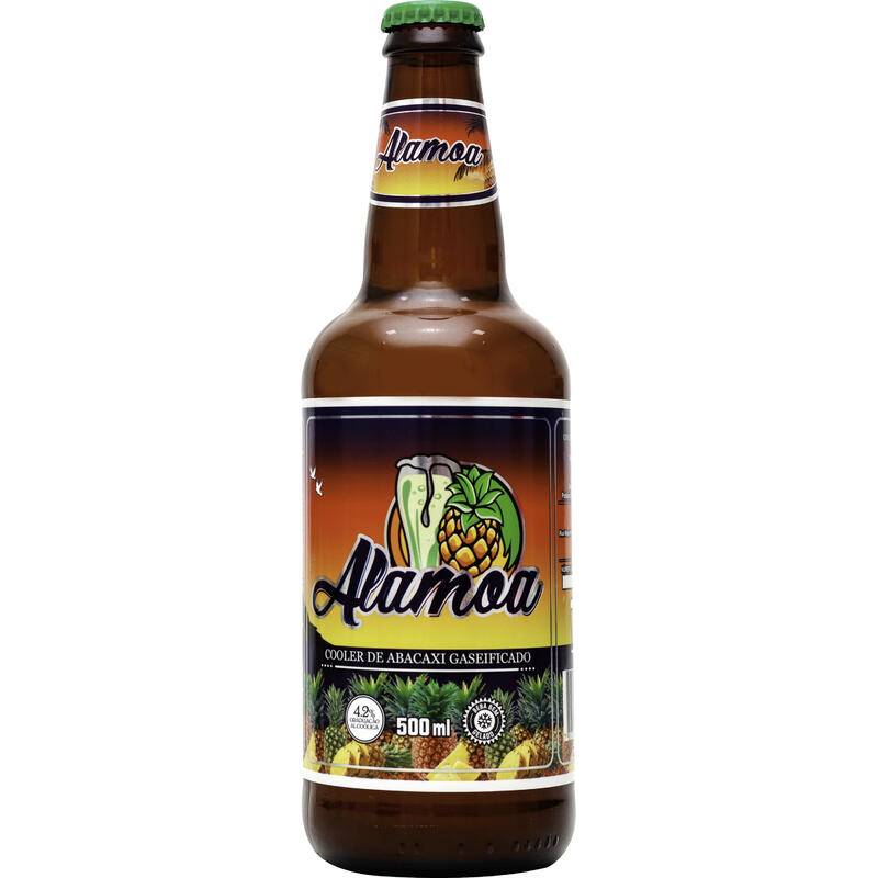 Bebida Cooler Alamoa Abacaxi Gaseificado 500ml