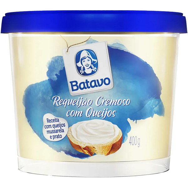 Requeijão Cremoso Batavo com Queijo 400g