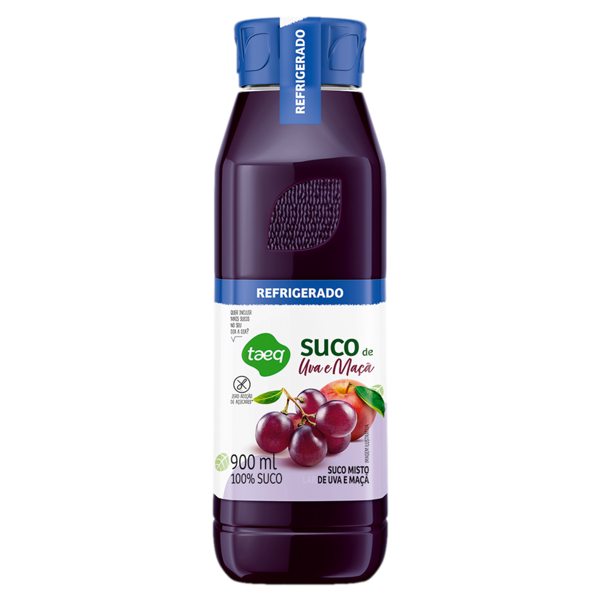 Suco Uva e Maçã Taeq Refrigerado Garrafa 900ml