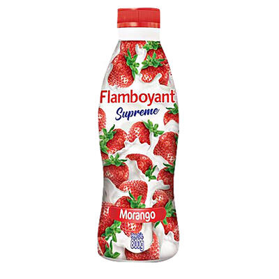 Iogurte Flamboyant Supreme Morango 800g