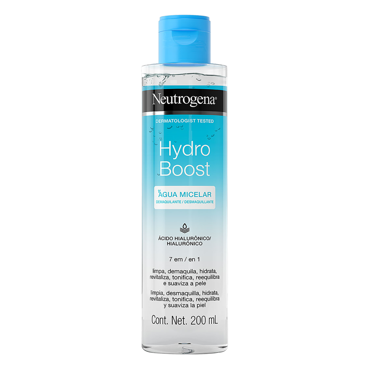 Água Micelar Demaquilante Neutrogena Hydro Boost Frasco 200ml