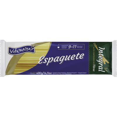 Macarrão Integral Vitamassa Espaguete 400g