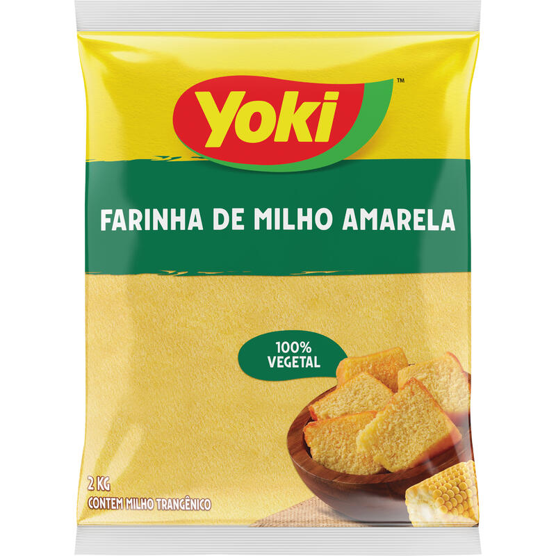 Farinha de Milho Yoki Amarela 2kg