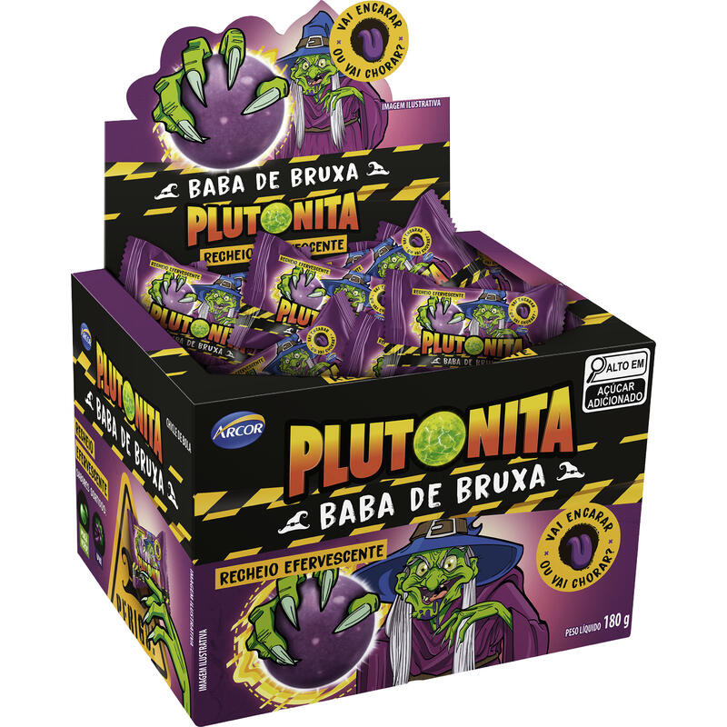 Chiclete Arcor Plutonita Baba de Bruxa 180g