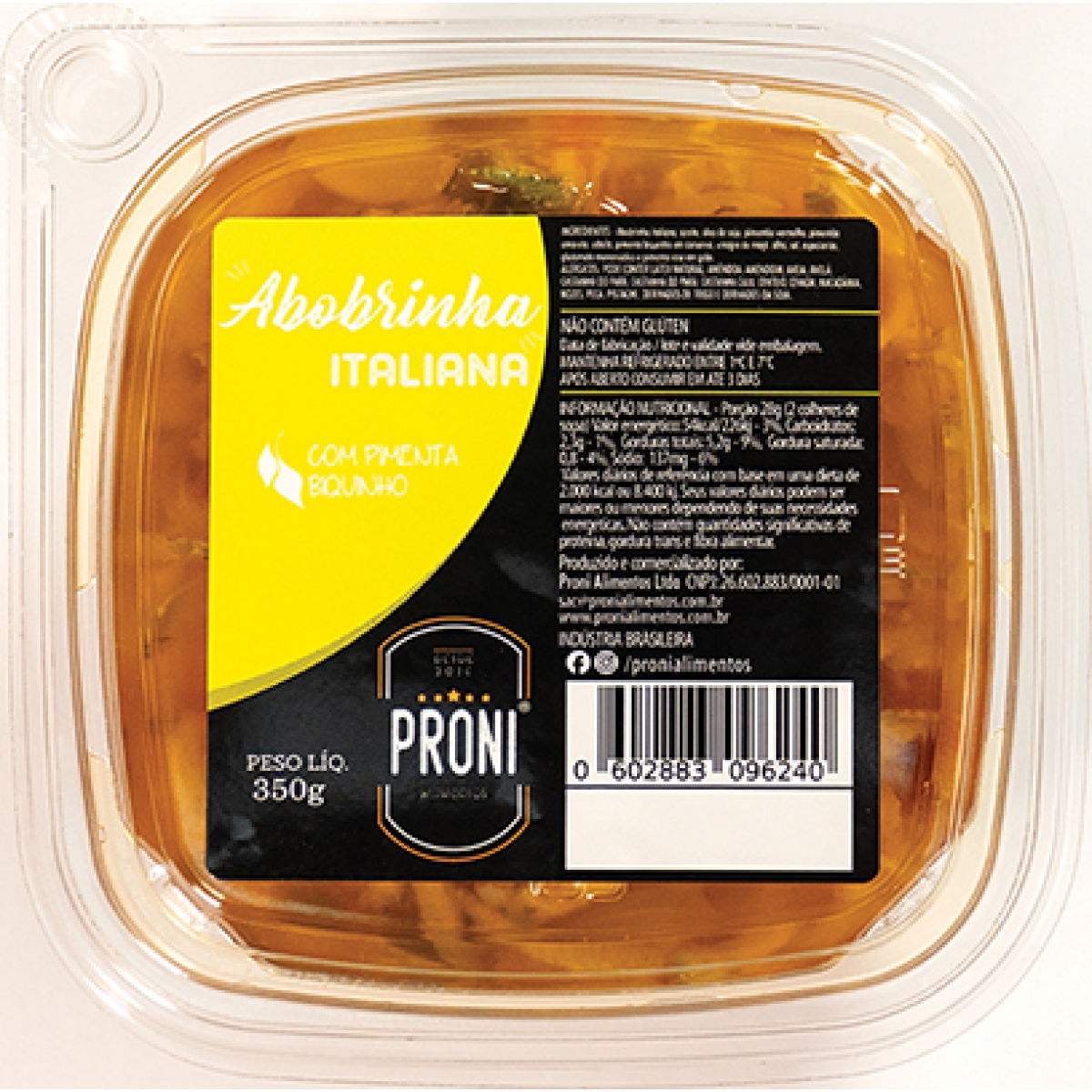 Abobrinha Italiana Proni 350g