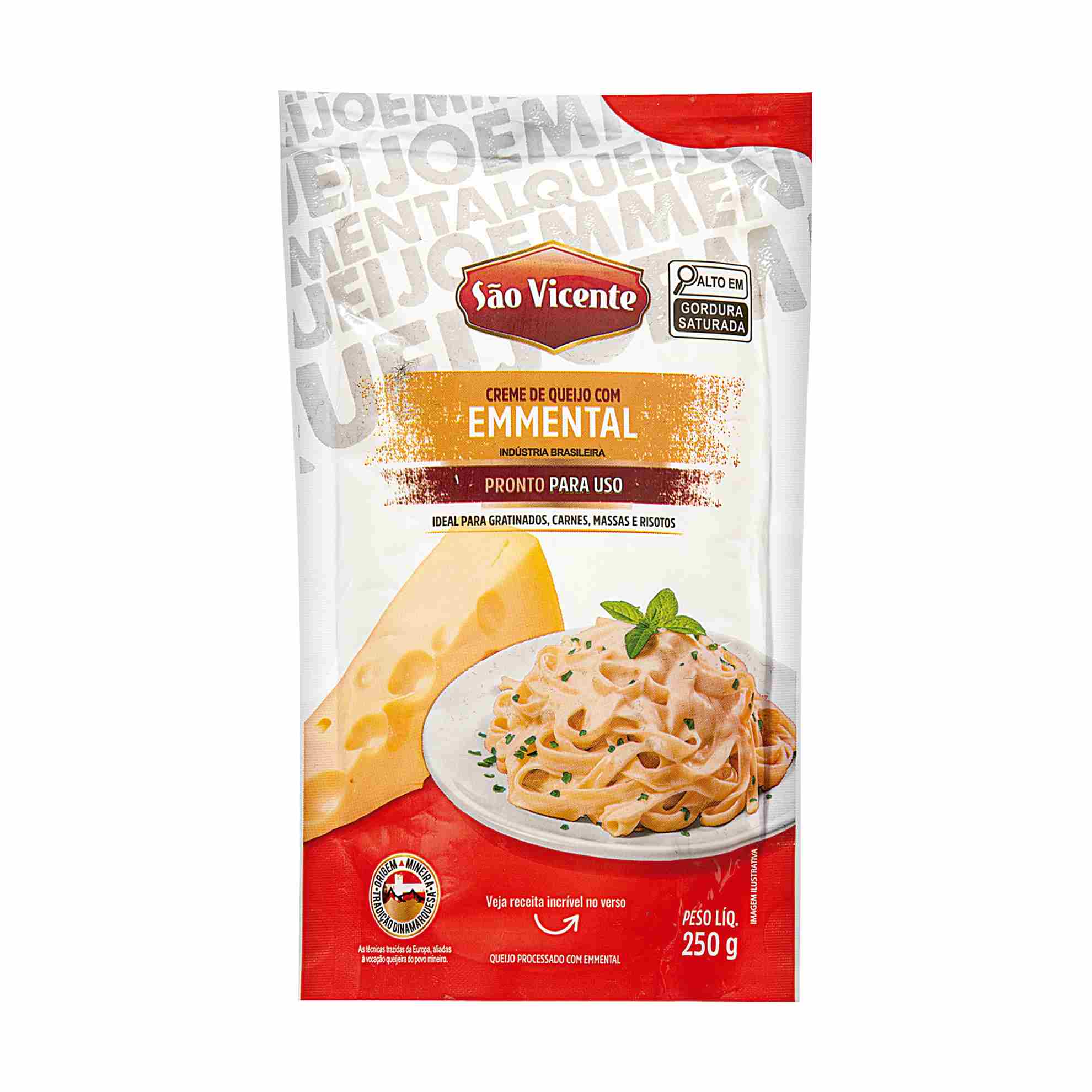 Creme de Queijo com Emmental São Vicente 250g
