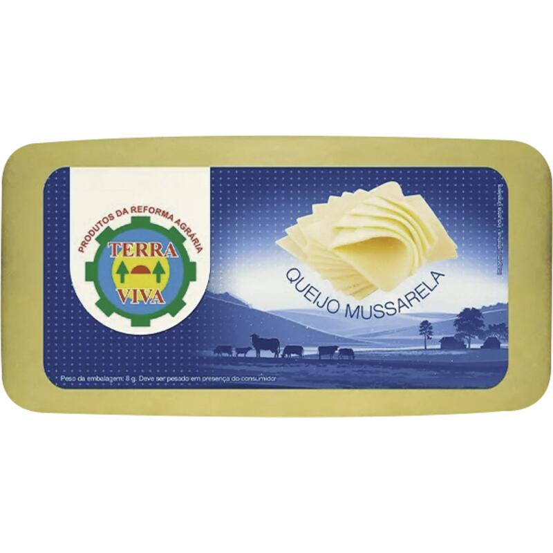 Queijo Mussarela Terra Viva Preço por quilo na peça