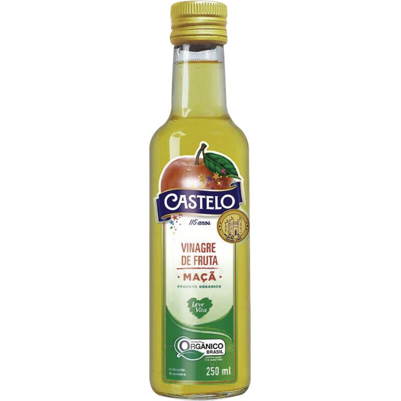 Vinagre de Fruta Castelo Maçã Orgânico 250ml