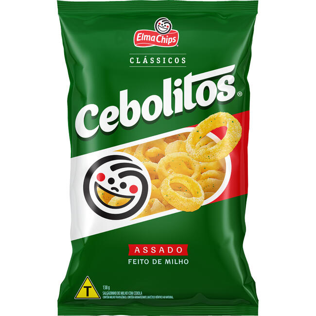 Salgadinho Cebola Elma Chips Cebolitos 138g