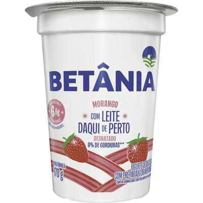 Iogurte Betânia Morango 170g
