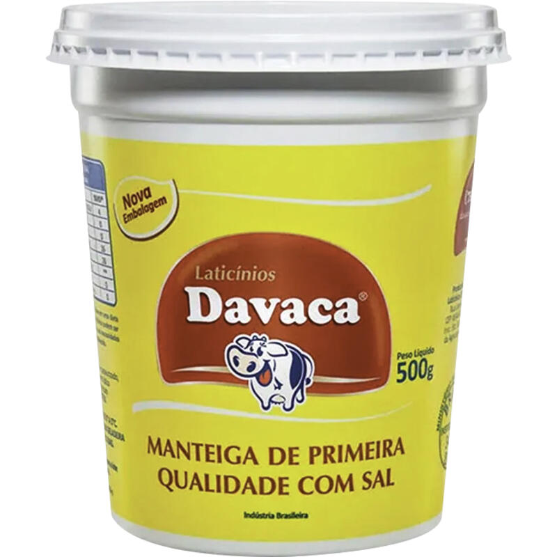 Manteiga Davaca Com sal 500g