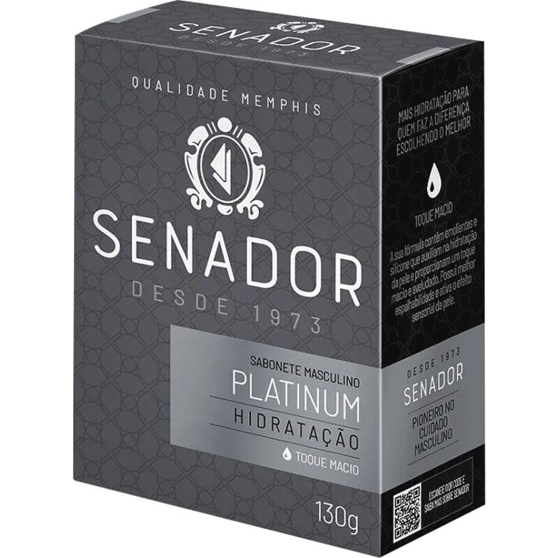 Sabonete Senador Platinum 130g