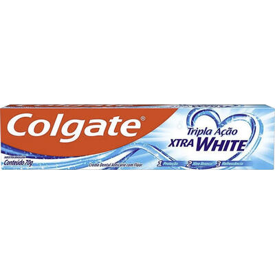 Creme Dental Colgate Tripla Ação Xtra White 70g
