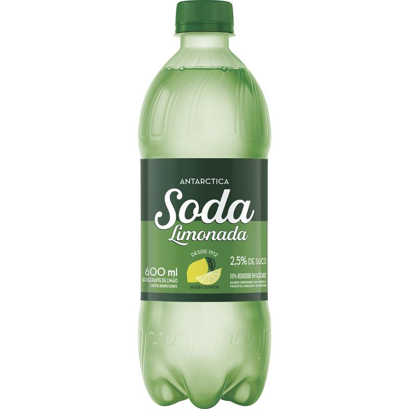 Refrigerante Antarctica Soda Limonada 600ml