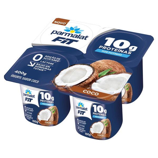Iogurte Parmalat Fit Polpa Coco 400g