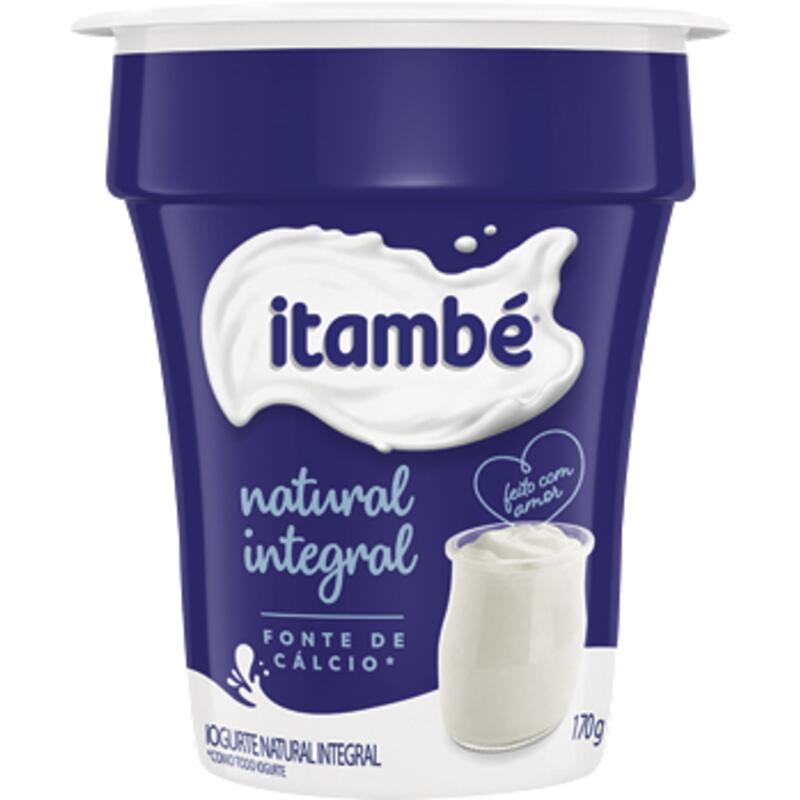 Iogurte Integral Natural Itambé Copo 170g