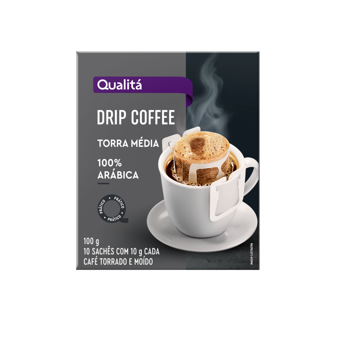 Café Torrado e Moido Drip Coffee Qualitá 100g