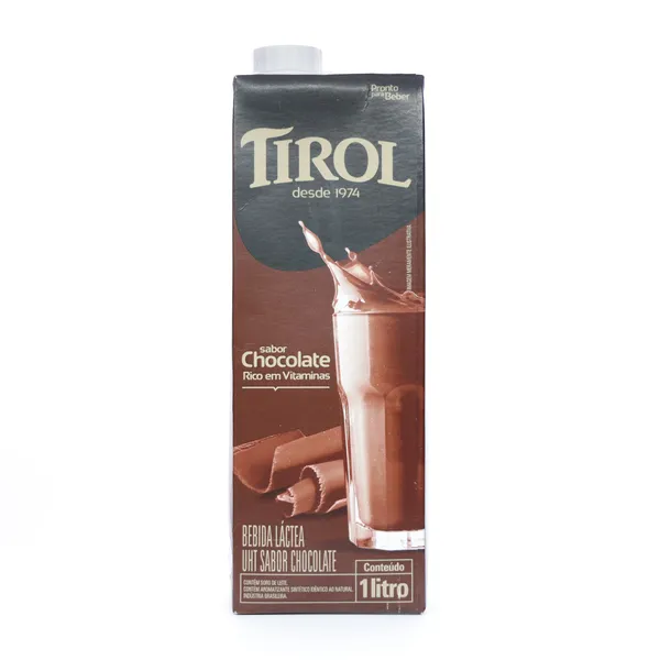 Bebida Láctea Tirol UHT 1 Litro - Chocolate -TP