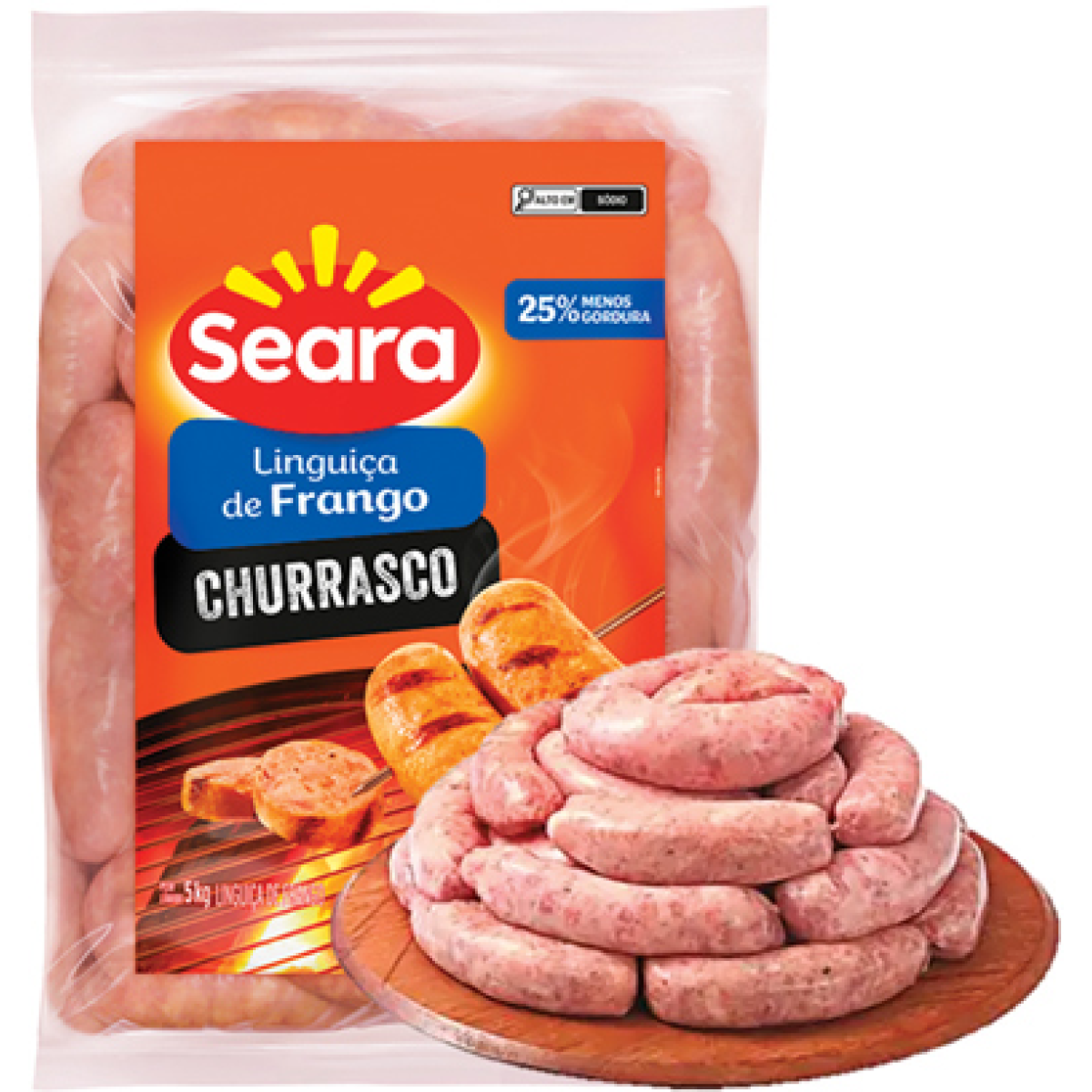 Linguiça De Frango Churrasco Seara 650g