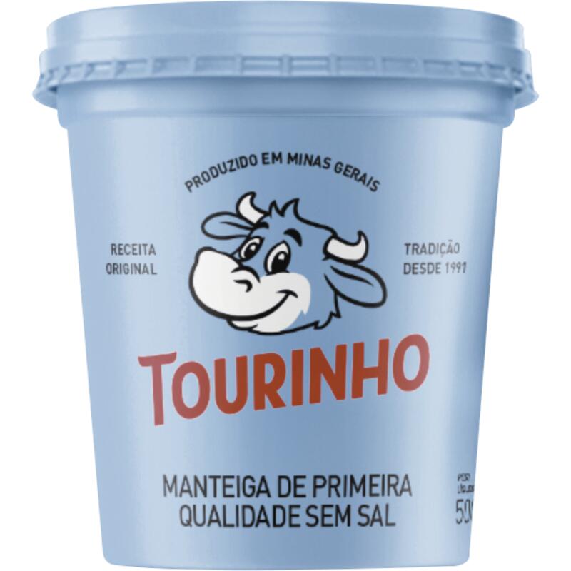 Manteiga Tourinho Sem sal 500g