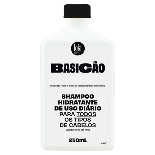 Shampoo Lola Cosmetics Basicão Hidratante De Uso Diário Para Todo Os Tipos De Cabelo 250ml