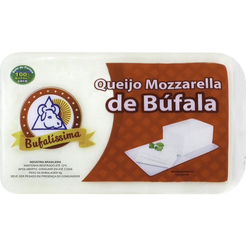 Queijo Mozzarella Búfala Bufalíssima Preço por quilo na peça