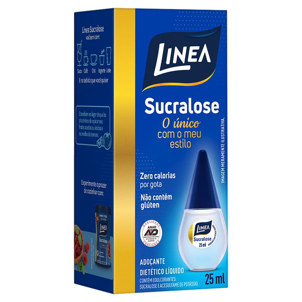 Adoçante Líquido Sucralose Linea Caixa 25ml