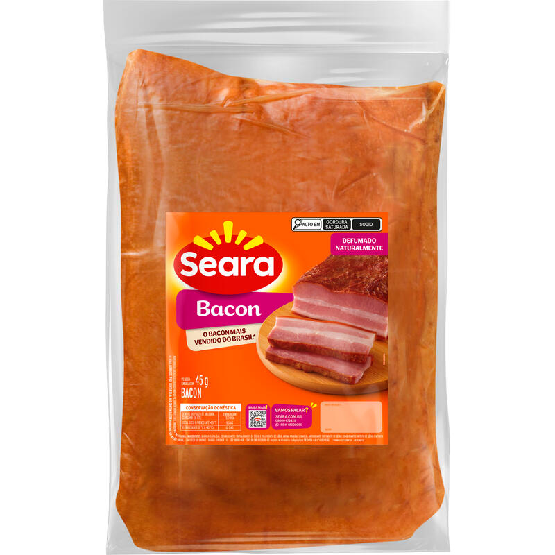 Bacon Defumado Seara Preço por quilo na peça